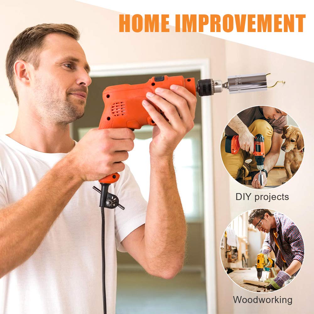 Super Universal Socket Tools Gifts for Men - Christmas Stocking Stuffers for Men Grip Socket Set with Power Drill Adapter Cool Stuff Ideas Gadgets for Him Birthday Gifts for Dad Women Husband (7-19mm)