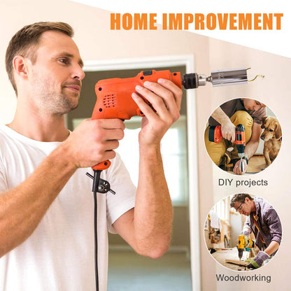 Super Universal Socket Tools Gifts for Men - Christmas Stocking Stuffers for Men Grip Socket Set with Power Drill Adapter Cool Stuff Ideas Gadgets for Him Birthday Gifts for Dad Women Husband (7-19mm)