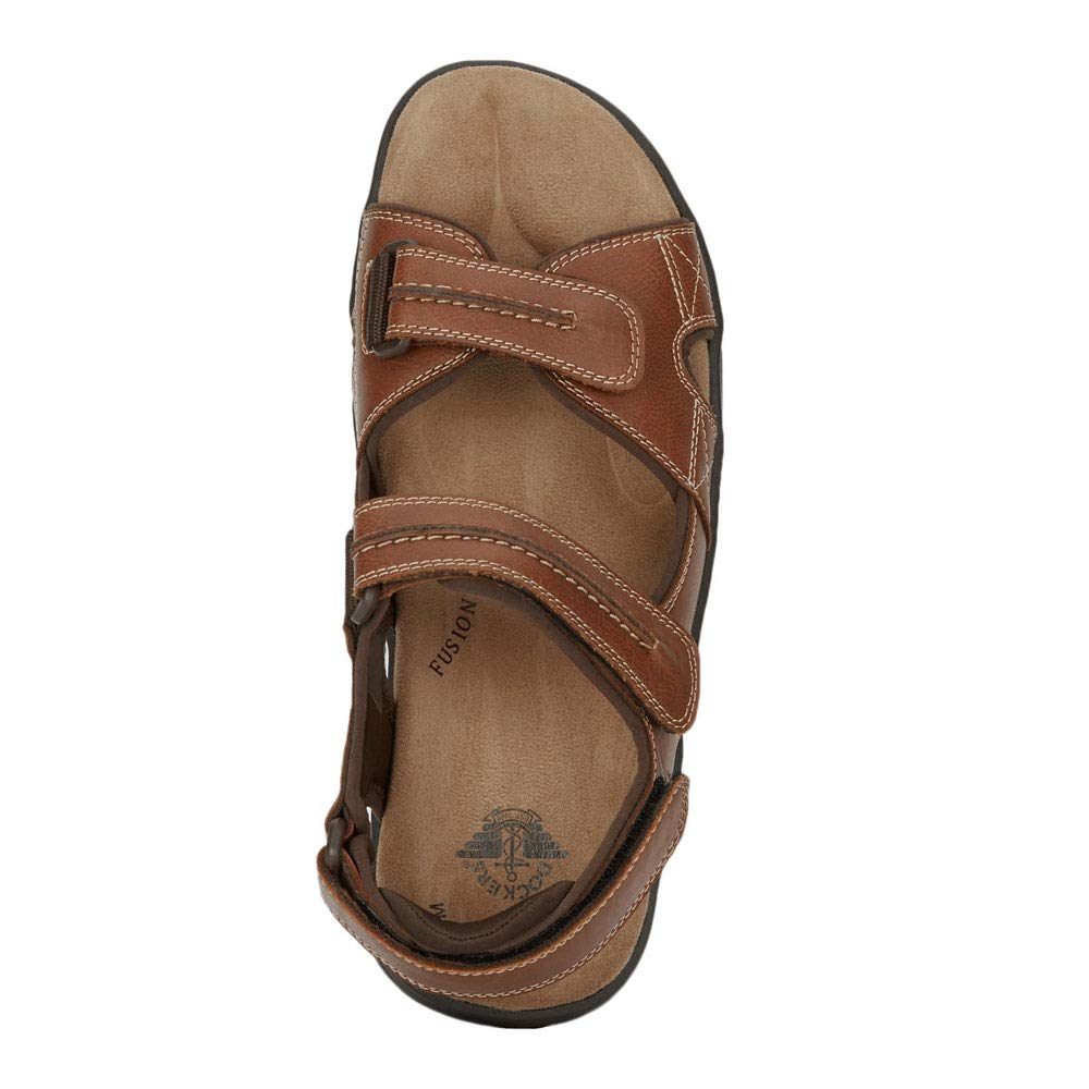 Dockers Mens Newpage Outdoor Sport Sandal Shoe,Rust,12
