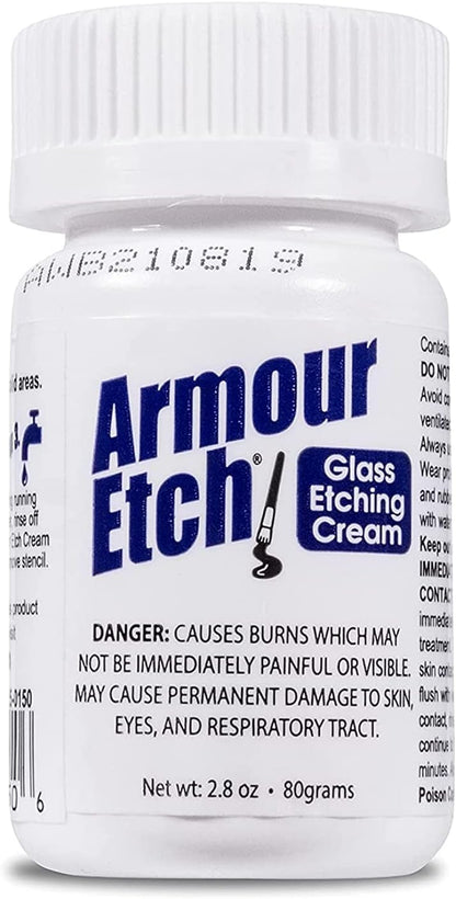 Armour Glass Etching Cream Carded,2.8-Ounce