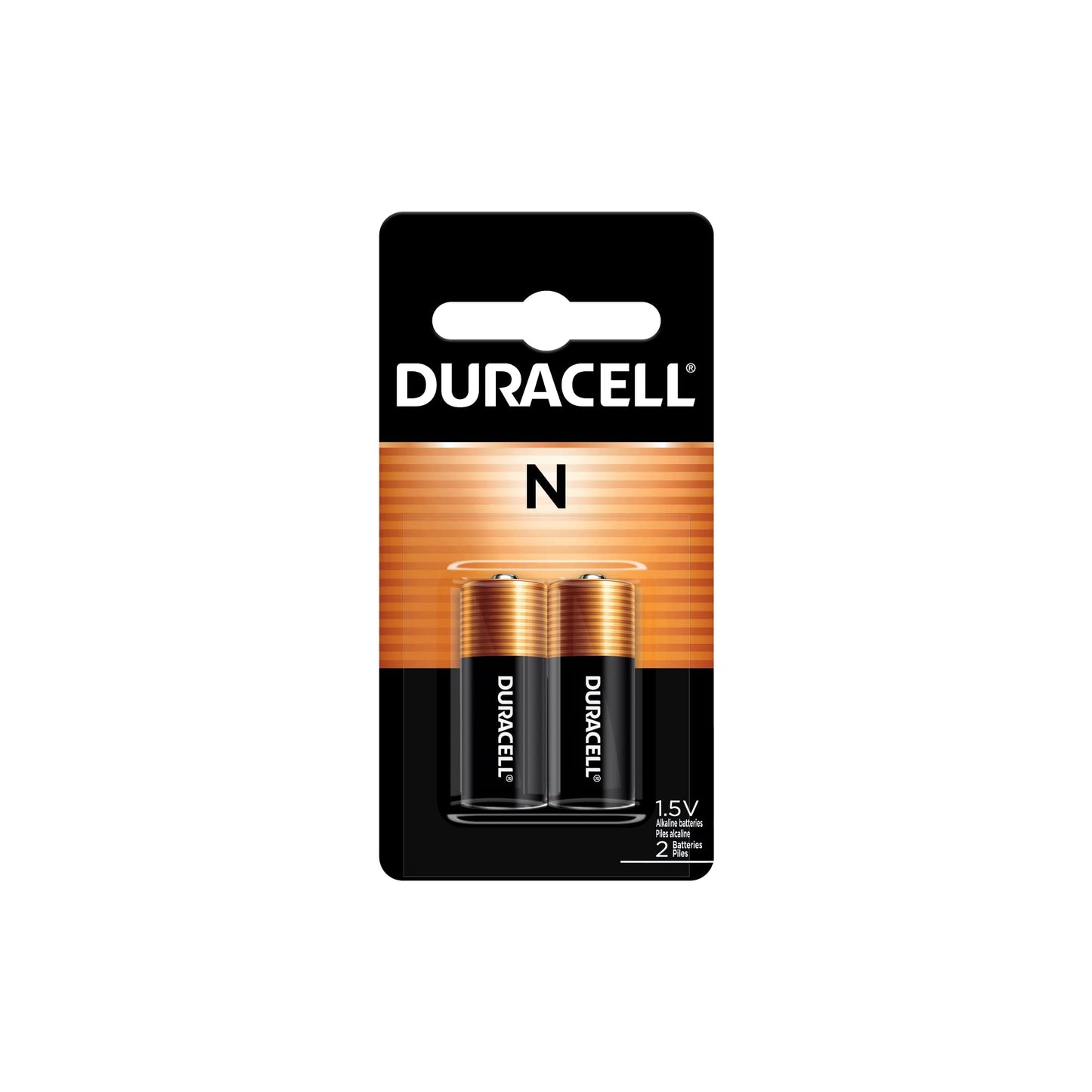 Duracell N 1.5V Batteries, 2 Count (Pack of 1), N 1.5 Volt Alkaline Battery, Long-Lasting for Remote Controls, Key Fobs, GPS Trackers, and More