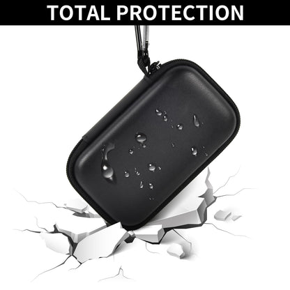 Case Compatible with SanDisk 1TB 2TB 4TB 500GB 8TB for SanDisk Extreme PRO Portable SSD External Hard Drive, Memory Card SD SDXC SDHC Card Storage Holder Organizer (Box Only) Black