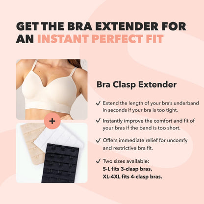 SHAPERMINT Bras for Women - Lingerie Bra, Bralettes for Women with Support, No Underwire Plus Size Bras for Women Nude