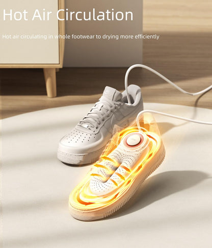 Snowpea Portable Shoe Dryer with Fan for Travel, Ski Boots Dryer with Heat Blower, Shoe & Boot Warmer for Cleats Sneakers Trainer Shoes with 3/6/9 Hours Timer - Ultra