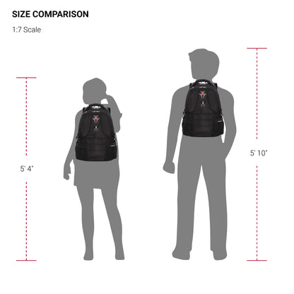 SwissGear 2769 Scansmart Backpack, Black, 17.5-Inch
