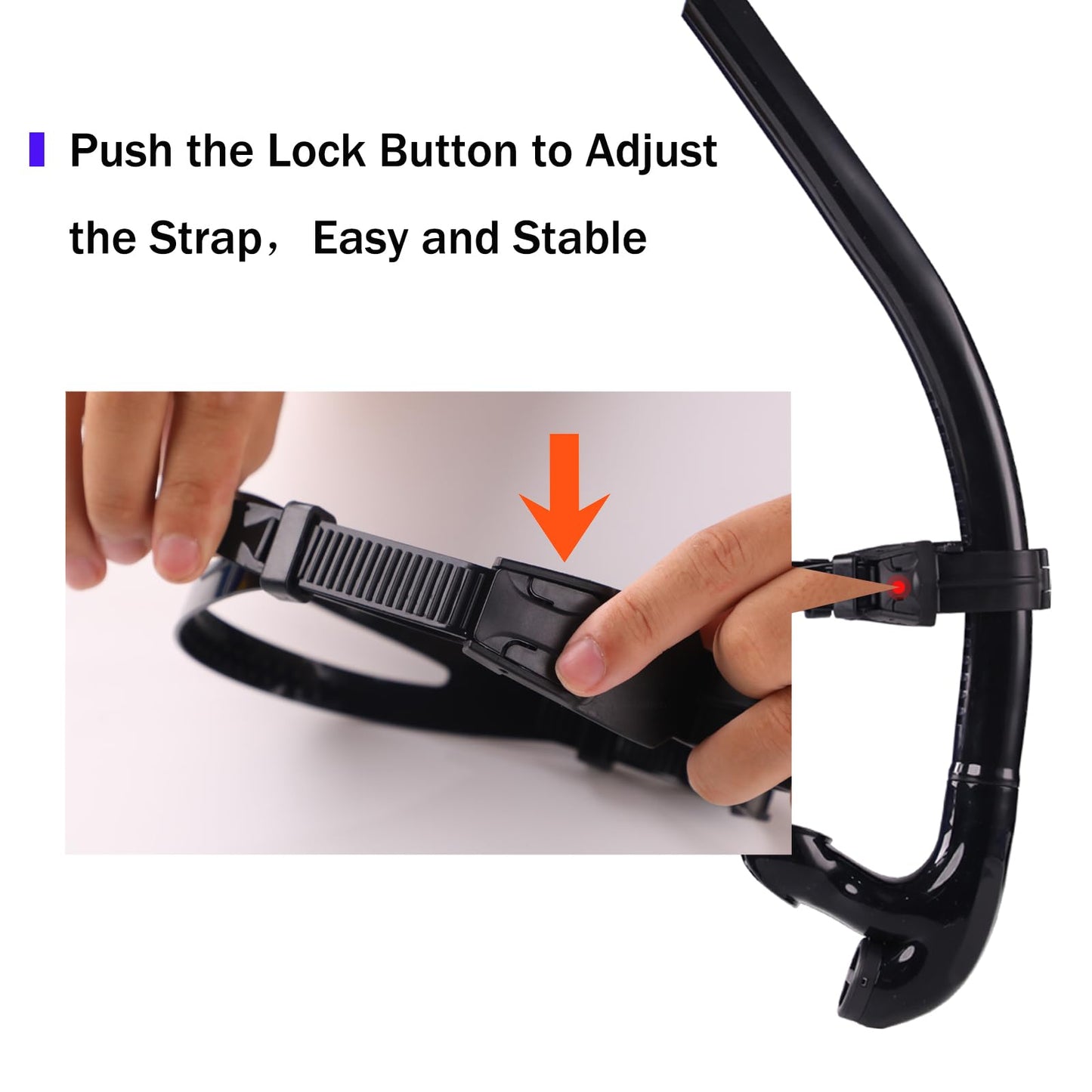 Focevi Swim Snorkel for Lap Swimming,Adult Swimmers Snorkeling Gear for Swimming Snorkel Training in Pool and Open Water,Snorkle Center Mount Silicone Mouthpiece One-Way Purge Valve