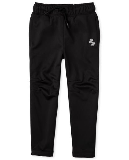 The Children's Place,Sport Knit Performance Pants,Black,S (5/6)