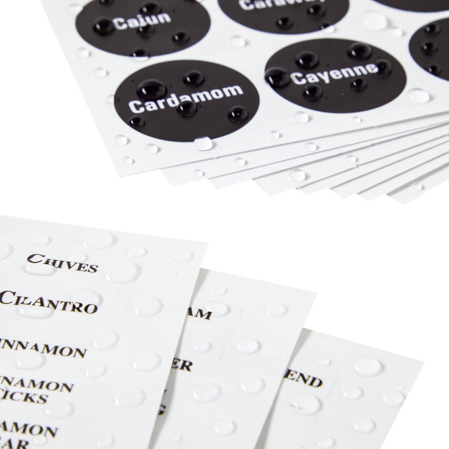 Talented Kitchen Magnetic Spice Jars for Refrigerator – 3oz Metal Magnetic Spice Tins w/Sift & Pour Lids (24 Jars, 269 Preprinted Labels, 2 Blank Label Designs)