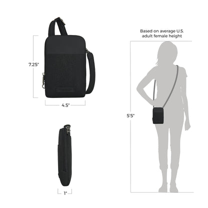 Travelon Anti-Theft Metro Stadium Mini Crossbody