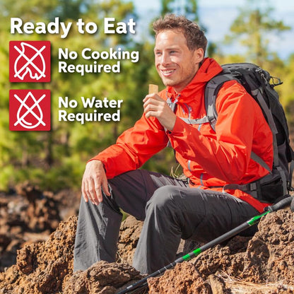 S.O.S. Rations Emergency 3600 Calorie Food Bar - 3 Day / 72 Hour Package with 5 Year Shelf Life- 5 Packs