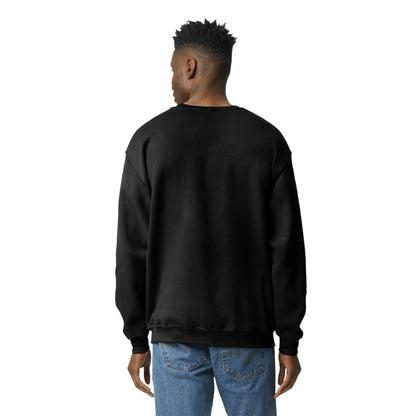 UGP Campus Apparel Gildan Men's Heavy Blend Crewneck Sweatshirt - Large - Black