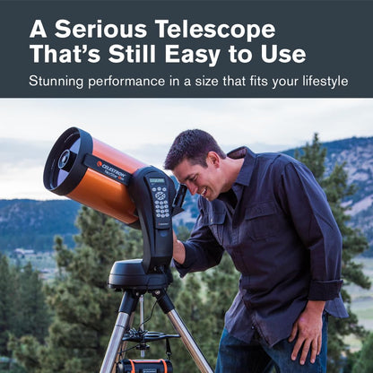 Celestron NexStar 8SE Computerized Telescope – 8-Inch Schmidt-Cassegrain Optical Tube – Fully Automated GoTo Mount with SkyAlign – Ideal for Beginners and Advanced Users – 40,000+ Object Database