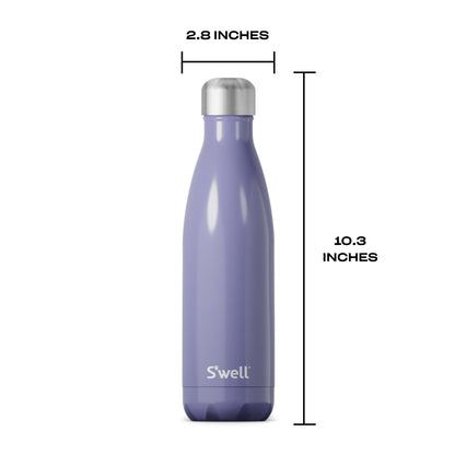 S'well Stainless Steel Water Bottle, 17oz, Hillside Lavender, Triple Layered Vacuum Insulated Containers Keeps Drinks Cold for 36 Hours and Hot for 18, BPA Free, Perfect for On the Go