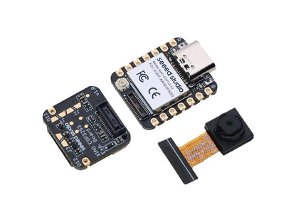 Seeed Studio XIAO ESP32 S3 Sense - 2.4GHz Wi-Fi, BLE 5.0, OV2640 Camera Sensor, Digital Microphone, 8MB PSRAM, 8MB Flash, Battery Charge Supported, Rich Interface, IoT, Embedded ML …