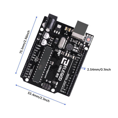 ELEGOO UNO R3 Board ATmega328P with USB Cable(Arduino-Compatible) for Arduino