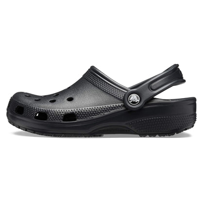 Crocs Unisex-Adult Classic Clogs, Black, 3 Men/5 Women