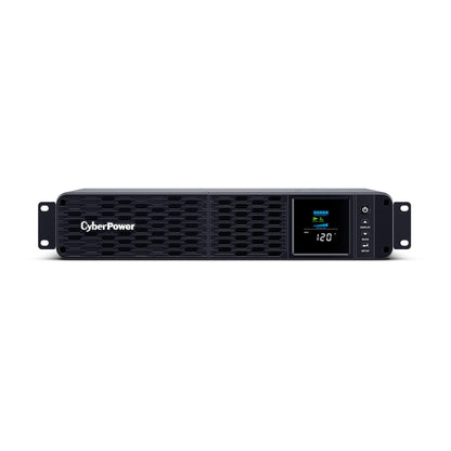 CyberPower CP1500PFCRM2U PFC Sinewave UPS Battery Backup and Surge Protector, 1500VA/1000W, 8 Outlets, AVR, Short Depth 2U Rackmount; UL Certified