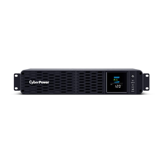 CyberPower CP1500PFCRM2U PFC Sinewave UPS Battery Backup and Surge Protector, 1500VA/1000W, 8 Outlets, AVR, Short Depth 2U Rackmount; UL Certified