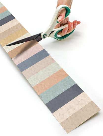 Teacher Created Resources Everyone is Welcome Stripes Straight Rolled Border Trim (TCR8909)