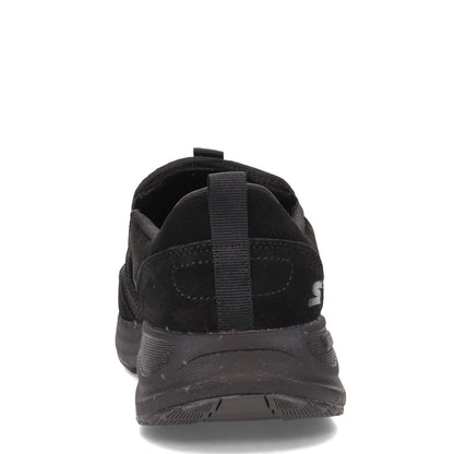 Skechers Men's Go Walk Outdoor-Athletic Slip-On Trail Hiking Shoes with Air Cooled Memory Foam, Black, 10