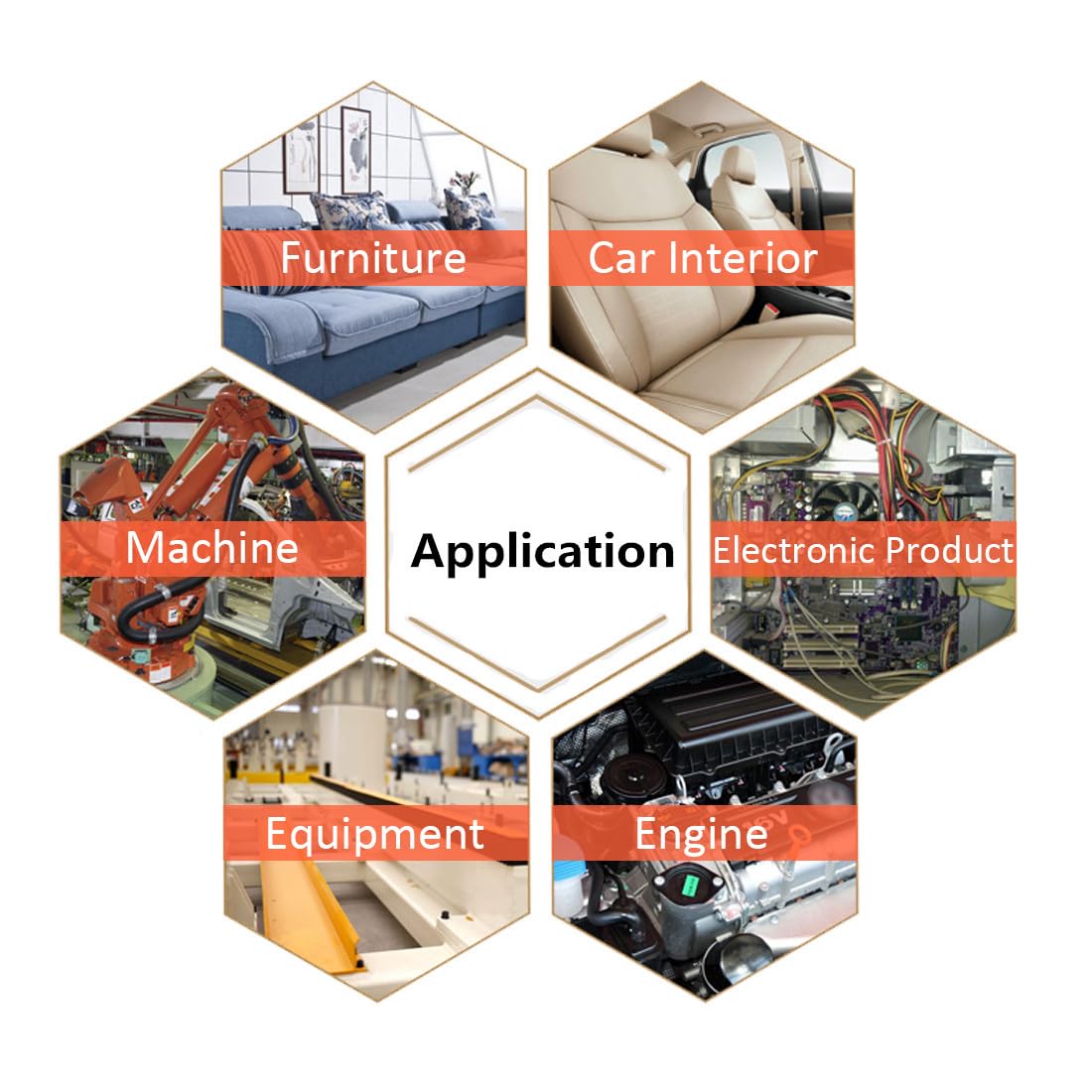 SHININGEYES Air Blow Gun Angled Bent Nozzle Pistol Grip (Orange)