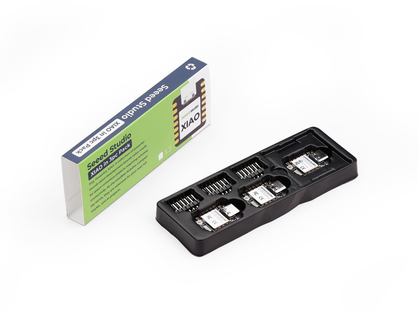 XIAO ESP32C6 3PCS Pack - 2.4GHz Wi-Fi 6, BLE 5.0, Zigbee, Matter, Thread, onboard Antenna and External Antenna Interface