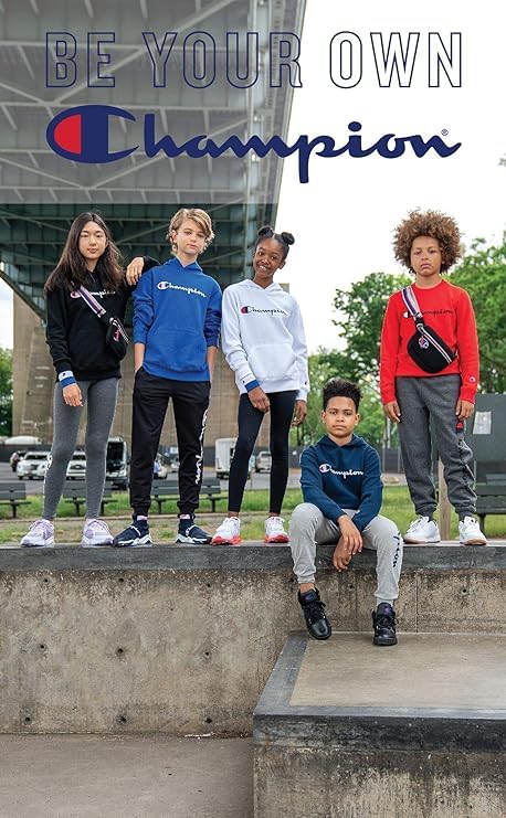 Champion Boys Hoodie for Kids Sweatshirt Fleece Youth Pullover With Hood