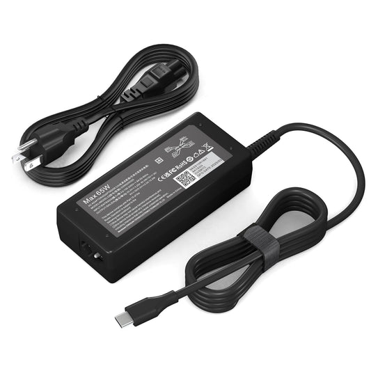 YZAESHAY Replacement for 65W Chromebook Charger USB C Laptop Charger Compatible with Lenovo/Hp/Dell/Acer/Asus/Samsung USB Type C Power Cord