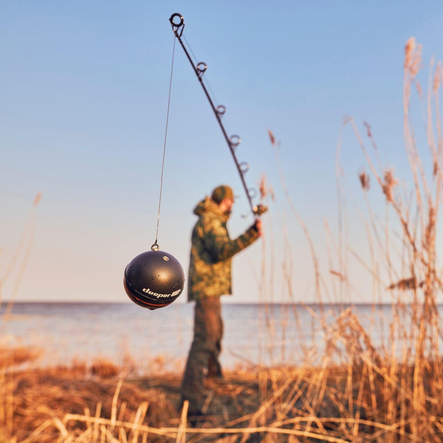 Deeper PRO+ 2 Sonar - Portable Fish Finder and Depth Finder for Kayaks, Boats and Ice Fishing with GPS Enabled | Castable Deeper Sonar with Free User Friendly App