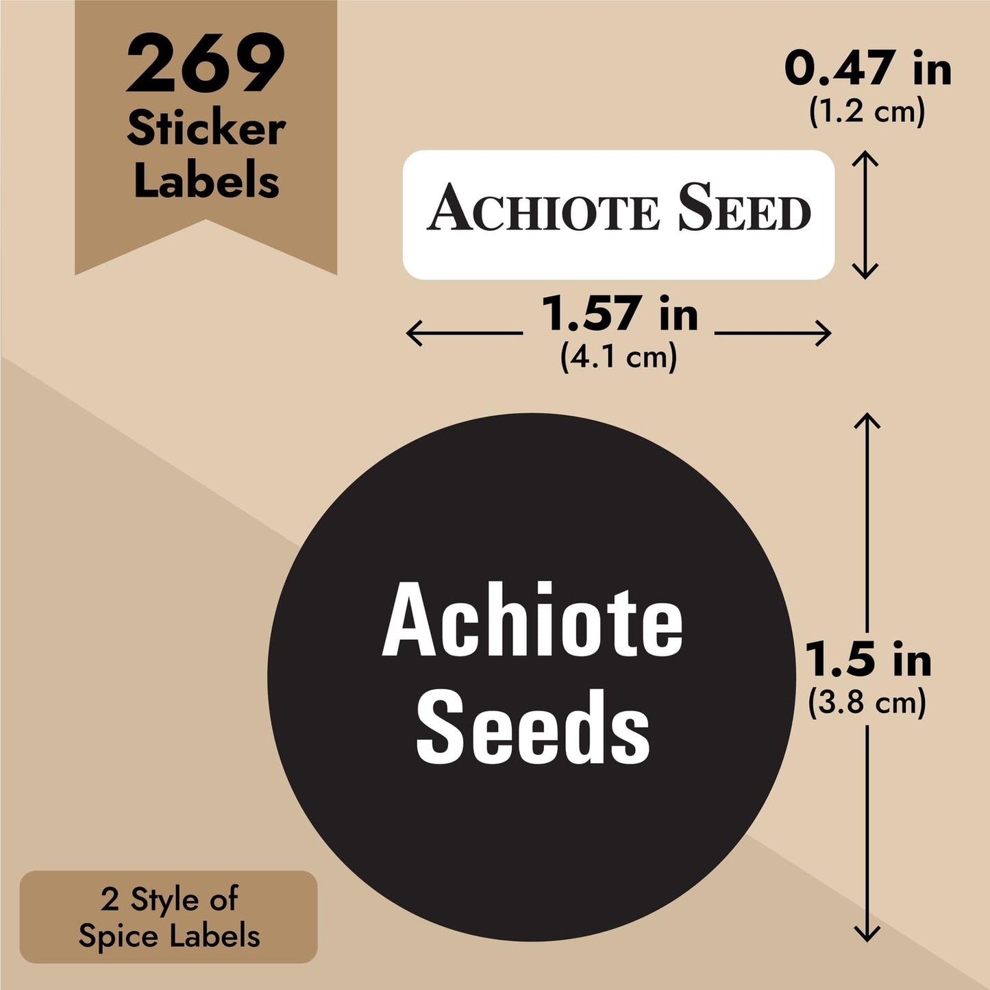 Talented Kitchen Silver Magnetic Spice Jars for Refrigerator (3 oz) - Stainless Steel 12 Spice Containers with Sift & Pour Lids (269 Preprinted Labels and 2 Label Styles)