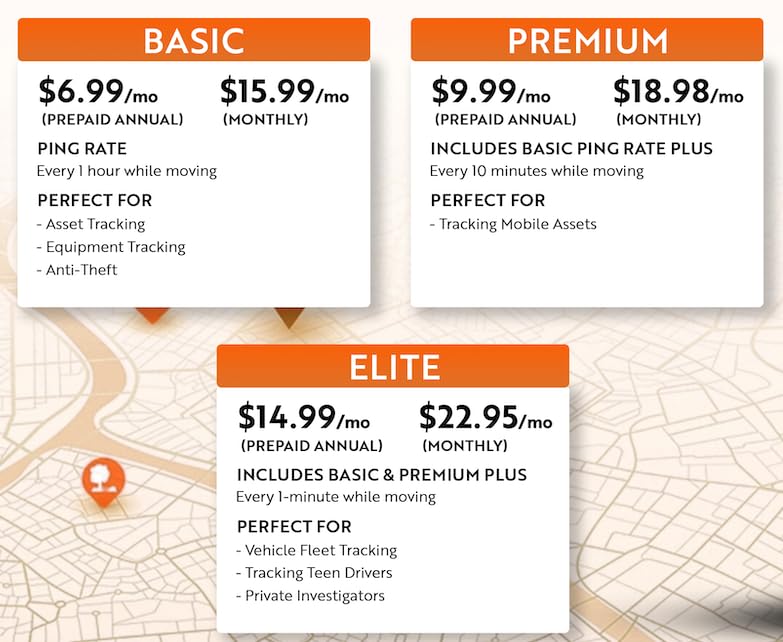 Trak-4 GPS Tracker for Vehicles, Assets, Equipment. Long Battery Life, Waterproof, Global Tracking. Low-Cost Subscription Required.