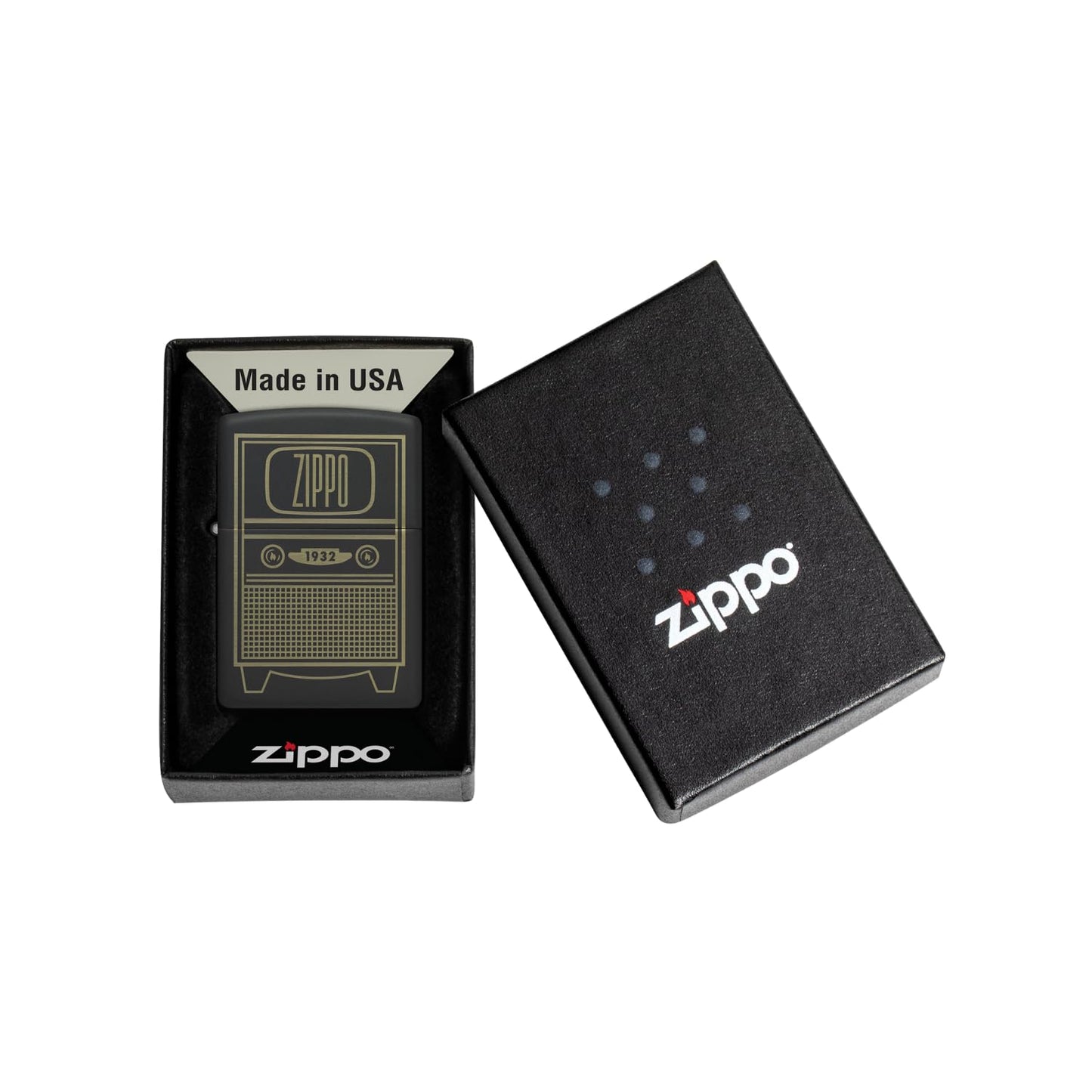 Zippo Gray Dusk Pocket Lighter, Standard