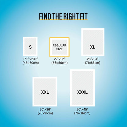 COCOYO Best Value 22"x22" Dog Training Pads 50 Count | Dog Pee Pads | Super Absorbent Puppy Pads,White