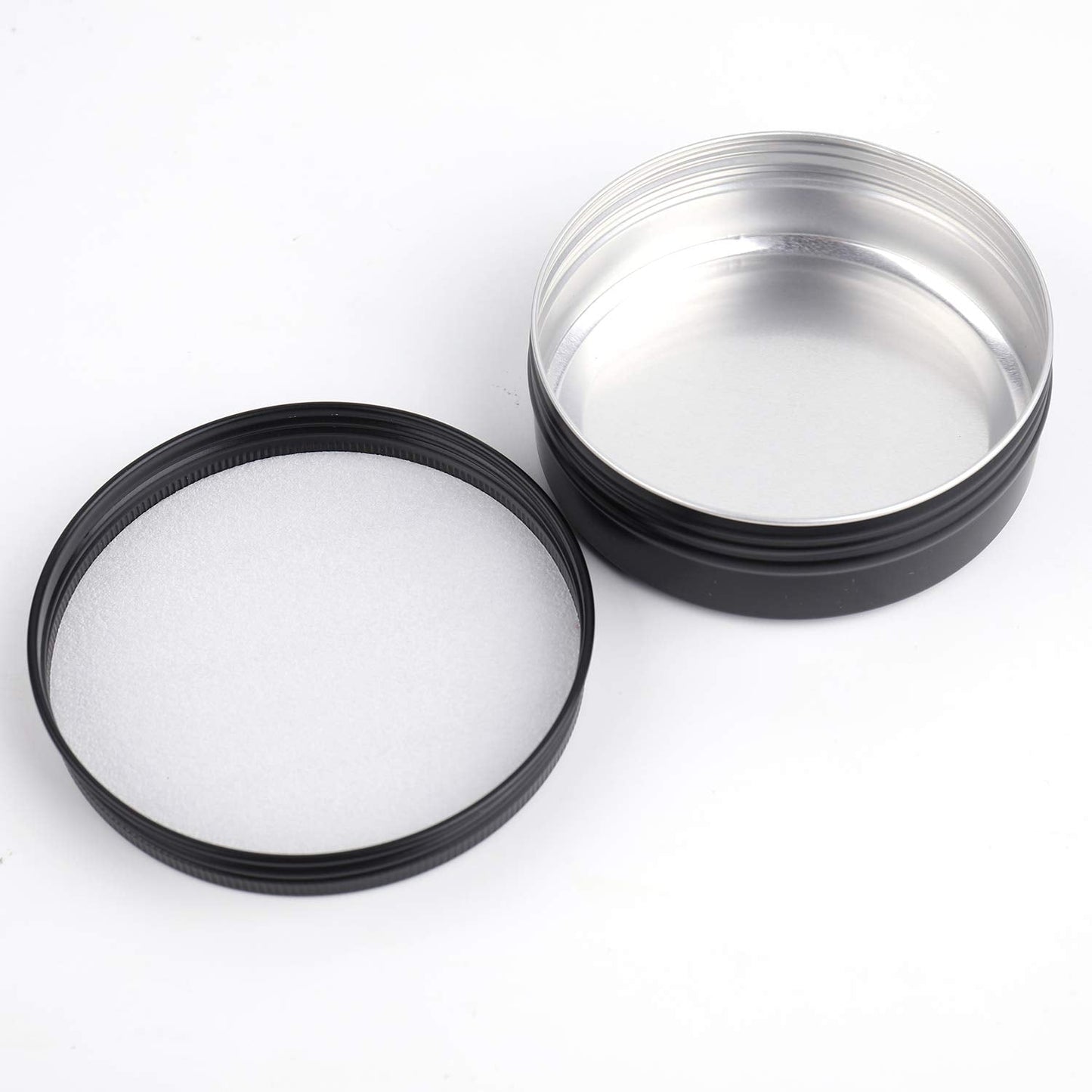 Foraineam 24 Pack 4 oz Screw Lid Round Tins Aluminum Empty Tins Metal Storage Tin Jars Spice Containers Travel Tin Cans