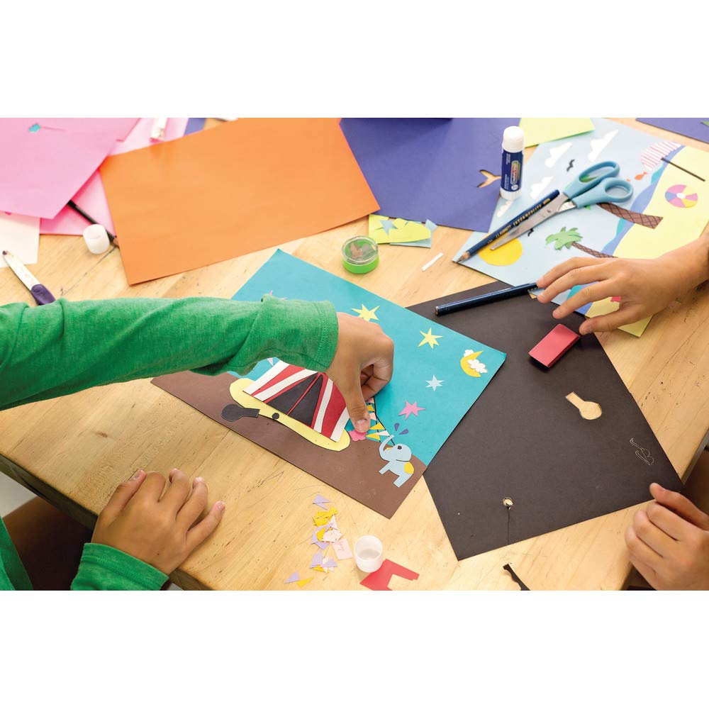 Tru-Ray Construction Paper P103031, 10 Classic Colors, 9" x 12", 50 Sheets