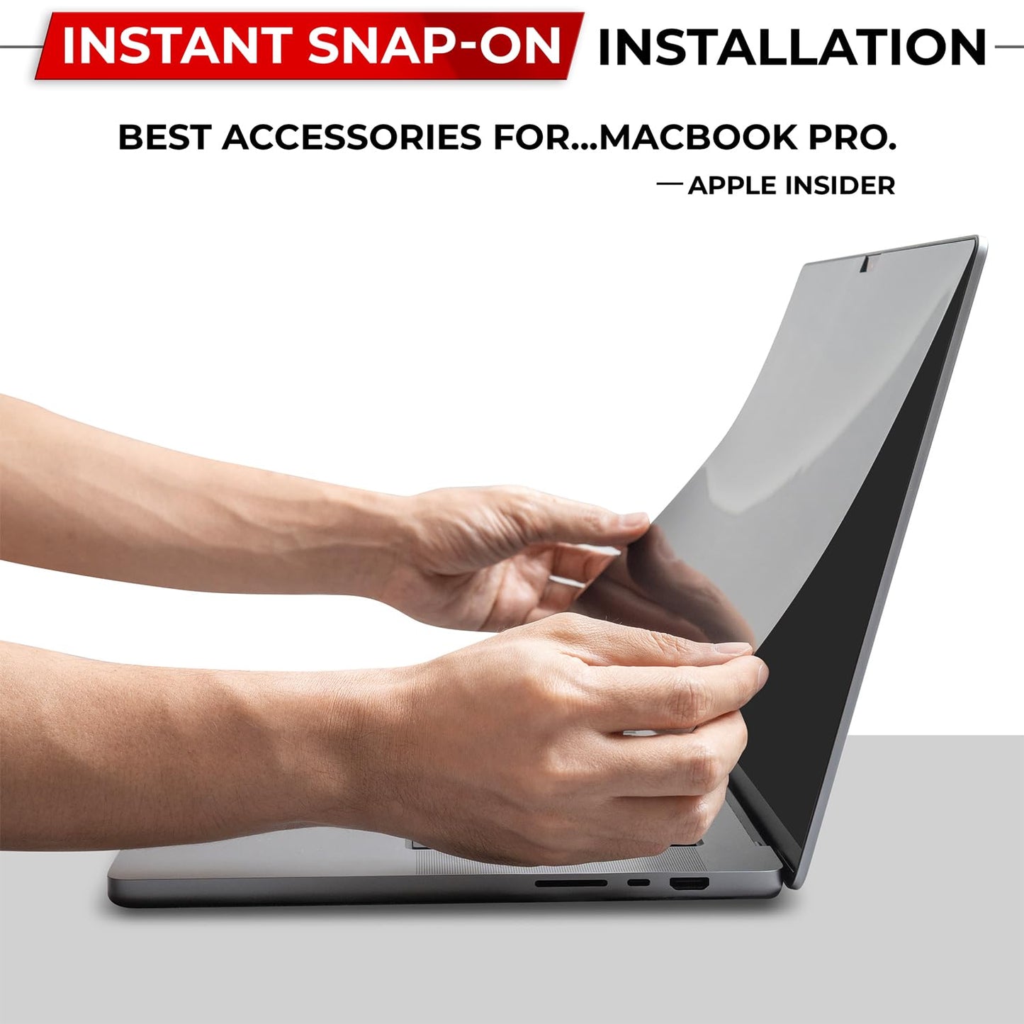 SightPro Magnetic Privacy Screen for MacBook Pro 14 Inch (2021-2024, M1, M2, M3, M4, Pro, Max) Removable Laptop Privacy Filter Shield and Protector