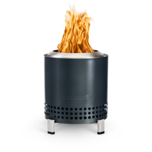 Solo Stove Mesa XL, 7 Inch Tabletop Fire Pit with Stand - Smokeless, Stainless Steel Fire Pit for Camping, Outdoor & Patio- Wood Burning or Pellet Fueled Portable Bonfire, 2.3lbs, Gunmetal