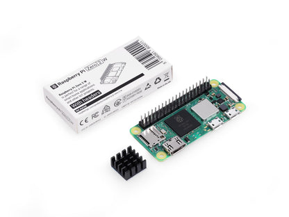 Raspberry Pi Zero 2 WH Kit, Official Pre-Soldered Header, Heatsink, USB Cable, HDMI Adapter (with Quad-core CPU,Bluetooth 4.2,BLE,onboard Antenna,etc.)