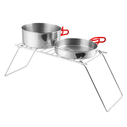 Coghlan's Pack Grill – Lightweight Portable Stainless Steel Grill for Outdoor Cooking, Compact Foldable Design for Camping, Hiking, and Backpacking Adventures – 24 oz Weight