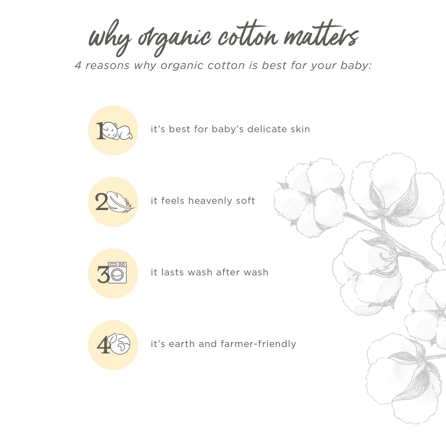 Burt's Bees Baby Infant Burp Cloths, 100% Organic Cotton Extra Absorbent Soft Fabric Drool Cloths, 5-Pack Newborn Must-Have Essential Large Burping Cloths, One Size 17 x 11.75 Inches