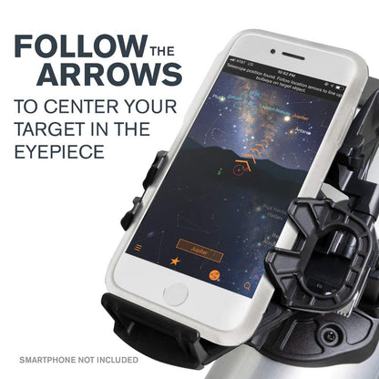 Celestron StarSense Explorer LT 80AZ App-Enabled Telescope – 80mm Refractor with Smartphone Dock & StarSense App – iPhone & Android Compatible – Easy-to-Use for Beginners