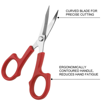 Sewing Seam Ripper Tool,Stitch Remover and Thread Cutter with 2Big+2Small Seam Rippers,1 Pack Thread Snips,1Pack 5”Scissor