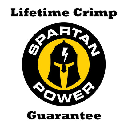 Spartan Power Battery Cable 2 Foot 4 Gauge AWG Wire Set 5/16" M8 Made in USA