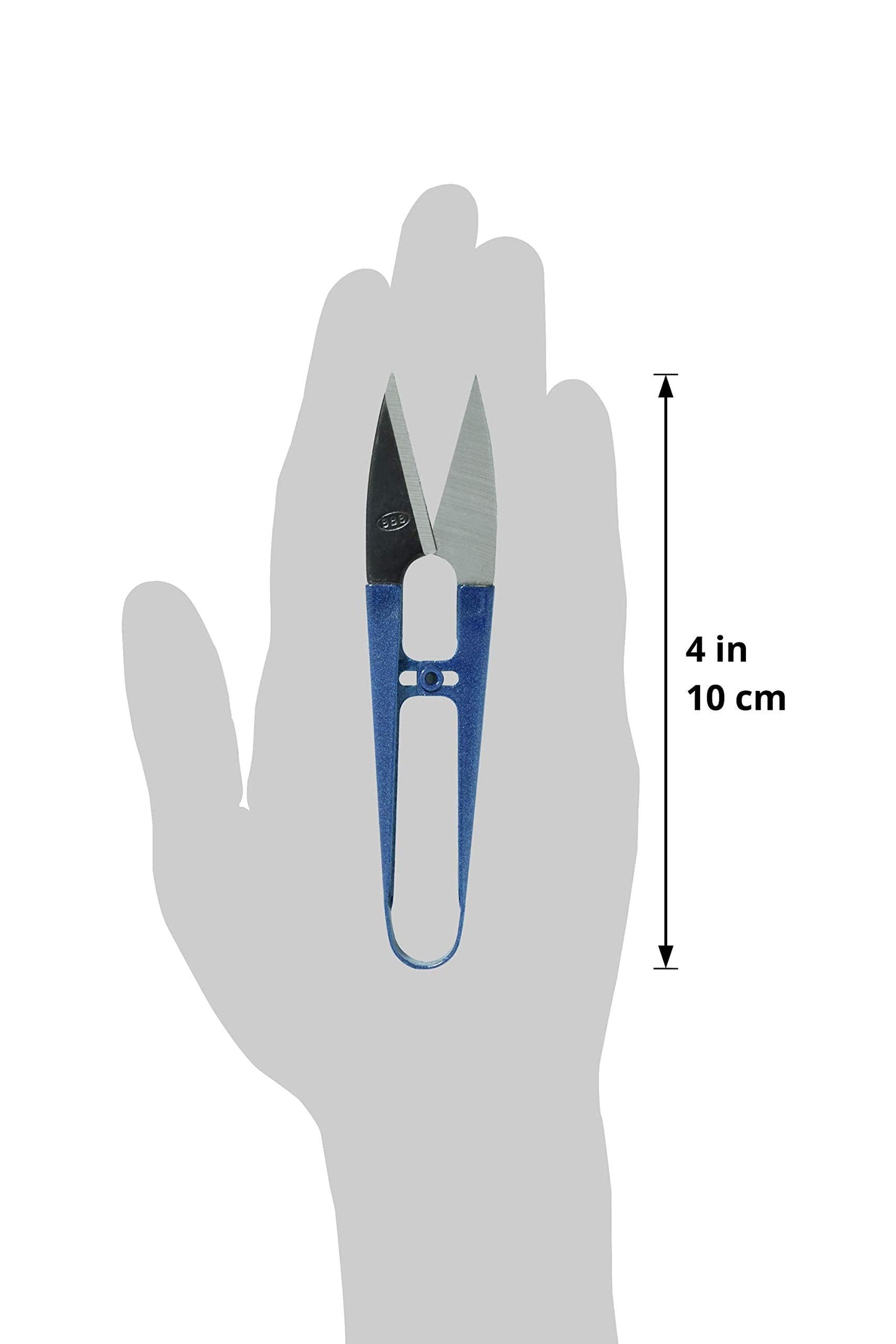 Beaditive Sewing Scissors (3-Piece Set) High-Carbon Steel Thread, Yarn, Embroidery Clippers | Handheld Snippers for Arts, Crafts, and DIY Projects | Multipurpose Use Navy Blue