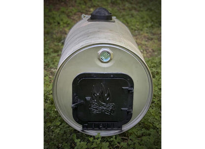 US Stove BSK1000 Barrel Camp Stove Kit, Medium, Black