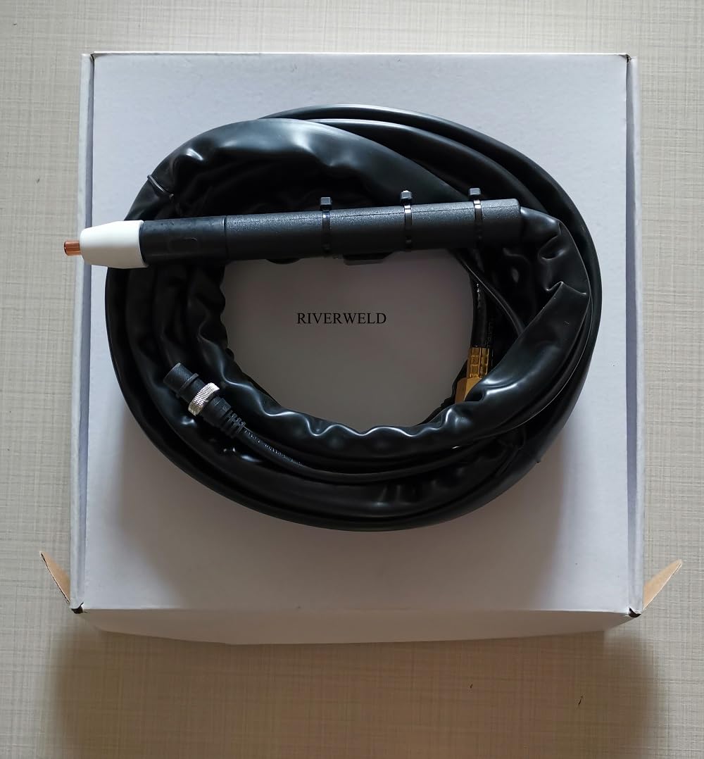 RIVERWELD PT-31 LG-40 Plasma Cutter Torch Completed Straight Pencil 0º Machine Head Body 20073 for CUT50D CUT-50 CT-312 CUT40 Plasma Cutter Length 16 Feet 5 Meters