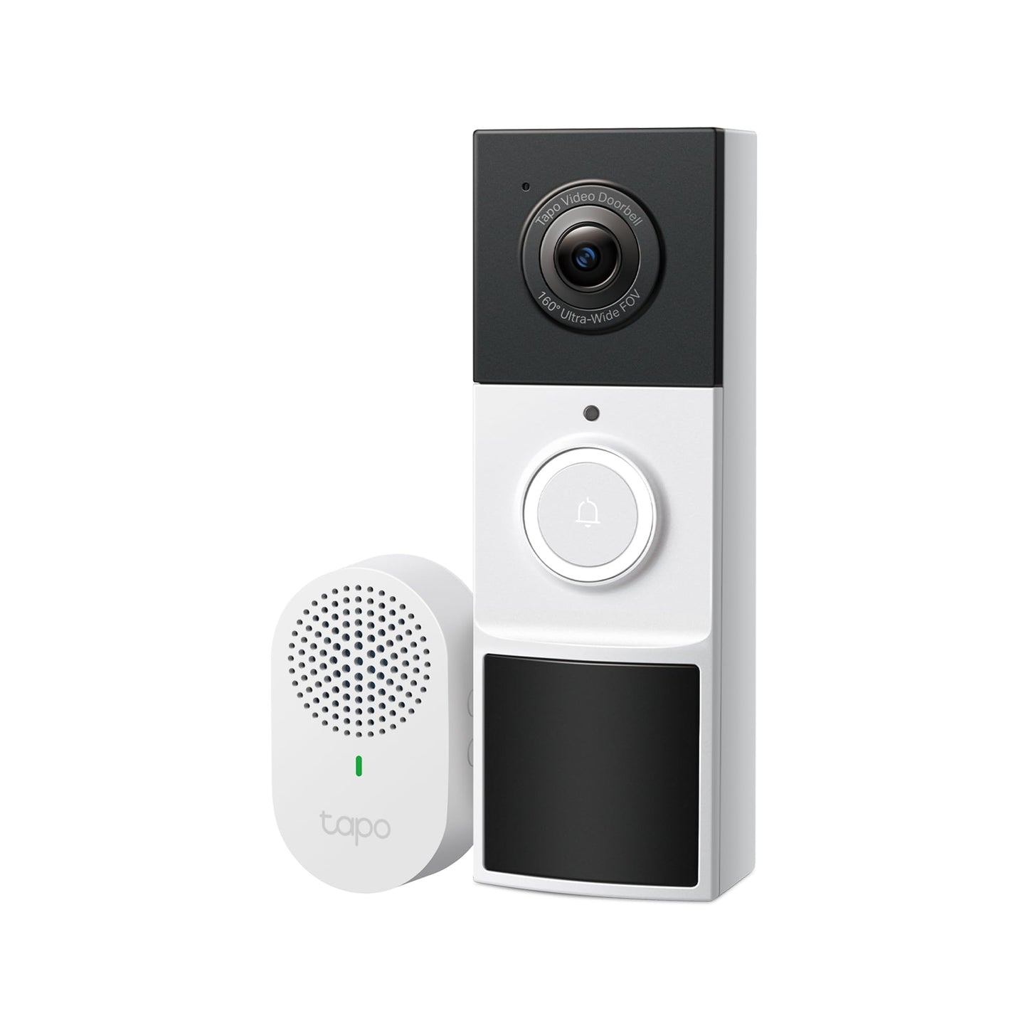 Tapo by TP-Link Smart Video Doorbell Camera Wireless with Chime, 2K with Full Color Night Vision & Spotlights, No Monthly Fee, Ring Call, 160° Ultra-Wide View, Free AI Detection, Local Storage,D210