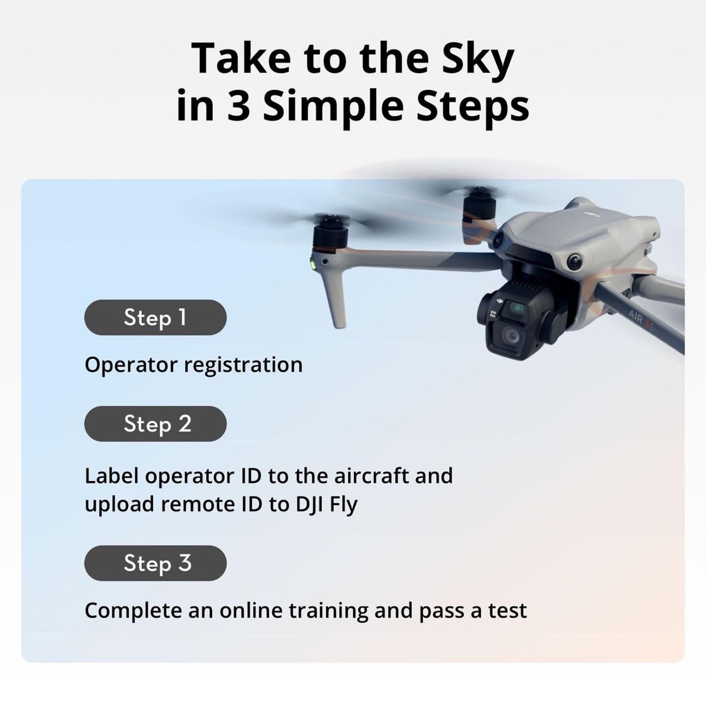 DJI Air 3S Fly More Combo (RC 2 Screen Remote Controller), Drone with 1" CMOS Wide-Angle & Medium Tele Camera for Adults, 4K/60fps, Omnidirectional Sensing & 3 Batteries for Extended Flight Time
