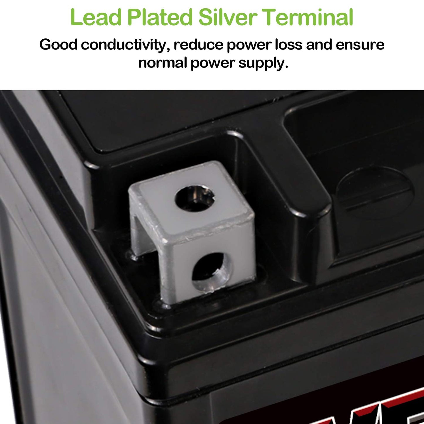 Weize YTX5L-BS High Performance - Maintenance Free - Sealed AGM Motorcycle CTX5L Battery compatible with Honda YUASA Yamaha ETX5L-BS Batteries