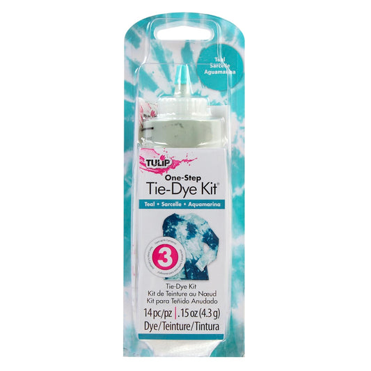 Tulip One-Step Tie-Dye Kit, Vibrant Colors for Fabric 4 fl oz, Teal